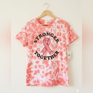 Stronger Together Fight Cancer Pink T-Shirt New w/ Tag Must Have To Support
